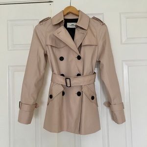 Authentic Coach short trench coat XS S